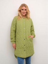Kaffe Kurtka puchowa Shally 10504093 Zielony Regular Fit. Zielone kurtki Kaffe, bez wzorów, z puchu, bez kaptura. Za 229.99 zł.