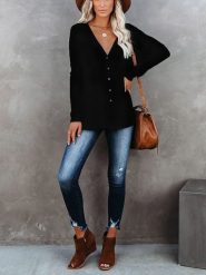 LA Angels Kardigan w kolorze czarnym rozmiar: L. Czarne swetry LA Angels, l, bez wzorów, bez ramiączek. Za 126.75 zł.