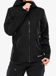 Kurtka z membraną damska Mammut Crater Light HS Hooded Jacket. Czarne kurtki Mammut, l, bez wzorów, z gore-texu, bez kaptura. Za 1,638.99 zł.