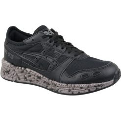 Buty Asics HyperGel-Lyte U 1191A018-001 czarne. Czarne buty treningowe bez wzorów, z materiału, bez zapięcia. Za 372.00 zł.