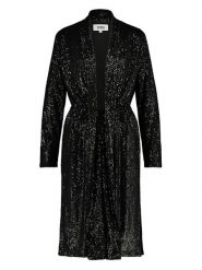 Steve Madden Kardigan "Show Stopper" w kolorze czarnym rozmiar: S. Czarne swetry Steve Madden, s, bez wzorów, bez ramiączek. Za 118.84 zł.