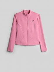 4F Bluza slim bez kaptura damska - różowa M. Czerwone bluzy 4f, m, bez wzorów, bez ramiączek, bez kaptura. Za 189.99 zł.