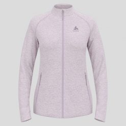 Bluza rozpinana damska ODLO Mid layer full zip TENCIA. Czerwone bluzy z kapturem ODLO, l, bez wzorów, z materiału, bez kaptura, wspinaczkowe. Za 449.99 zł.
