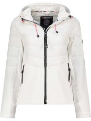 Geographical Norway Kurtka polarowa "Trendy" w kolorze białym rozmiar: L. Białe kurtki Geographical Norway, l, bez wzorów, z polaru, bez kaptura. Za 193.70 zł.