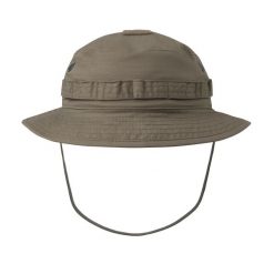 Kapelusz turystyczny Boonie Mk2 RAL7013. Zielone kapelusze HELIKON-TEX, bez wzorów, z bawełny. Za 79.99 zł.
