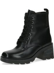 Caprice Skórzane botki w kolorze czarnym rozmiar: 38. Czarne botki Caprice, bez wzorów, bez obcasa, bez zapięcia. Za 302.99 zł.