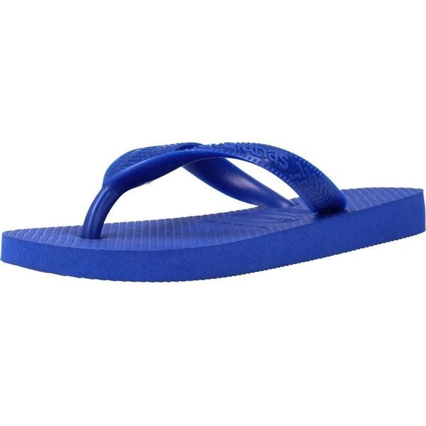 Klapki Havaianas Model 4000029 Kolor Niebieski. Czerwone klapki Havaianas, bez wzorów, z gumy, bez obcasa, bez zapięcia. Za 116.00 zł.