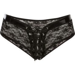 Figi panty "ouvert" bonprix czarny. Bokserki damskie marki KALENJI. Za 37.99 zł.
