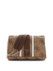 Guess Torebka 180976 Brązowy. Brązowe listonoszki Guess, z aplikacjami, bez dodatków. Za 569.99 zł.