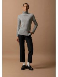 Perfect Cashmere Kaszmirowy golf "Tracy" w kolorze szarym rozmiar: M. Szare swetry Perfect Cashmere, m, bez wzorów, z kaszmiru, bez ramiączek. Za 413.99 zł.
