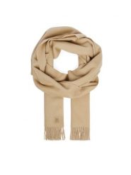 Tommy Hilfiger Szalik AW0AW19118 Beżowy. Brązowe szaliki i kominy Tommy Hilfiger, bez wzorów. Za 649.99 zł.