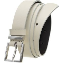 Pasek ecru skórzany Rovicky PDR-3-105. Szare paski ROVICKY, bez wzorów, ze skóry, klasyczne. Za 34.99 zł.