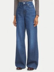 BOSS Jeansy 50569156 Niebieski Wide Leg. Niebieskie jeansy Boss, bez wzorów, z bawełny. Za 509.99 zł.