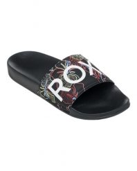Klapki basenowe damskie Roxy SLIPPY II. Czerwone klapki Roxy, bez wzorów, z gumy, bez obcasa, bez zapięcia. Za 109.99 zł.