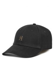 Tommy Hilfiger Czapka z daszkiem Elevated Chic AW0AW17631 Czarny. Czarne czapki z daszkiem Tommy Hilfiger, bez wzorów, z bawełny. Za 219.99 zł.