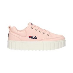 Buty do chodzenia damskie Fila Sandblast C trampki. Czerwone trampki Fila, bez wzorów, casualowe, bez zapięcia. Za 294.10 zł.