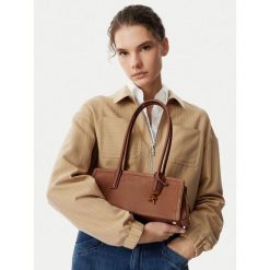 Torebka MICHAEL Michael Kors. Brązowe torebki klasyczne MICHAEL Michael Kors, bez wzorów, klasyczne, bez dodatków. Za 1,239.00 zł.