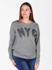 KEY LARGO Bluza "Brooklyn" w kolorze szarym rozmiar: S. Szare bluzy KEY LARGO, s, bez wzorów, bez ramiączek, bez kaptura. Za 91.77 zł.