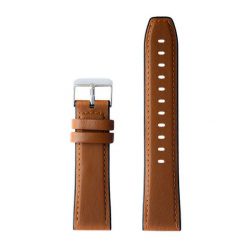 Pasek do zegarka Watchmark Brązowy skórzany 22 mm. Brązowe zegarki WATCHMARK. Za 40.00 zł.