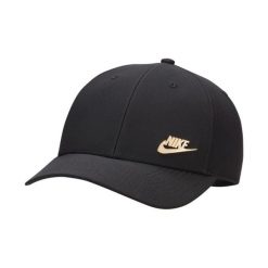 Czapka z daszkiem Nike Dri-FIT Club. Czarne czapki z daszkiem Nike, bez wzorów, sportowe. Za 100.99 zł.