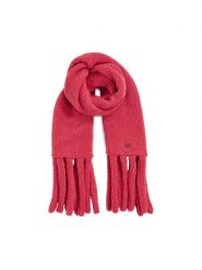 Tommy Jeans Szalik Tjw Cosy Knit Fancy Scarf AW0AW15476 Różowy. Czerwone szaliki i kominy Tommy Jeans, bez wzorów, z jeansu. Za 379.99 zł.