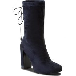 Botki SERGIO BARDI - Canolo SS127291318DS 907. Niebieskie botki Sergio Bardi, z aplikacjami, z materiału, bez obcasa, bez zapięcia. W wyprzedaży za 199.00 zł.