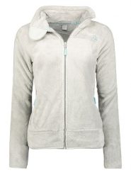 Geographical Norway Kurtka polarowa "Upaline" w kolorze szarym rozmiar: XXL. Szare kurtki Geographical Norway, xxl, bez wzorów, z polaru, bez kaptura. Za 73.99 zł.