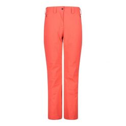 Spodnie narciarskie dla kobiet CMP. Czerwone spodnie narciarskie CMP, bez wzorów, narciarskie. Za 419.99 zł.