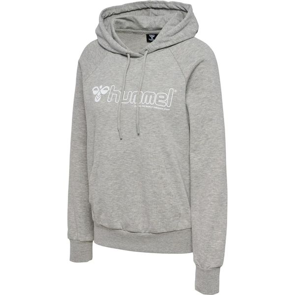 Damska bluza z kapturem Hummel Noni 2.0. Szare bluzy z kapturem Hummel, xs, bez wzorów, z bawełny, z kapturem, do piłki ręcznej. Za 169.60 zł.