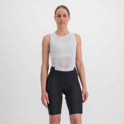 Spodenki rowerowe damskie Sportful Supergiara Overshort. Czarne szorty sportowe SPORTFUL, bez wzorów, z elastanu, rowerowe. Za 210.00 zł.