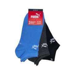Skarpety Puma ELEMENTS PLAIN SNEAKER 3-PACK 94710905. Skarpetki Puma, bez wzorów, z bawełny. Za 58.41 zł.