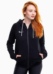 Bluza sportowa damska Nike Wmns Park 20. Białe bluzy z kapturem Nike, s, bez wzorów, z bawełny, z kapturem, na fitness i siłownię. Za 399.99 zł.