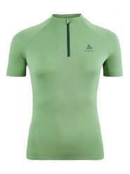 Odlo Koszulka "Essentials Trail" w kolorze zielonym do biegania rozmiar: S. Zielone t-shirty sportowe ODLO, s, bez wzorów, z włókna, bez ramiączek, do biegania. Za 132.05 zł.