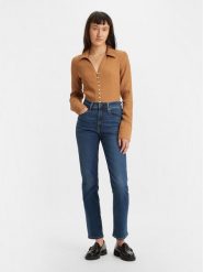 Levi's® Jeansy 724™ 18883-0207 Niebieski Slim Fit. Niebieskie jeansy s, bez wzorów, z bawełny. Za 399.99 zł.