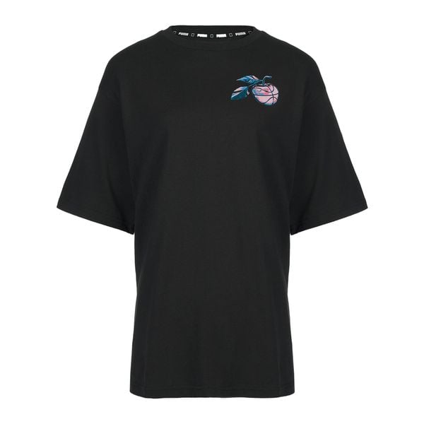 Koszulka damska PUMA Cherry on Top Graphic. Czarne topy Puma, m, bez wzorów, sportowe, bez kołnierzyka, bez ramiączek. Za 129.99 zł.