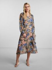 YAS Sukienka koktajlowa 26029753 Fioletowy Standard Fit. Fioletowe sukienki YAS, s, bez wzorów, wizytowe, bez kołnierzyka, bez ramiączek. Za 239.99 zł.