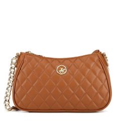 Torebka Beverly Hills Polo Club. Brązowe listonoszki Beverly Hills Polo Club, bez wzorów, bez dodatków. Za 169.99 zł.