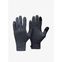 Rękawiczki wełniane Black Diamond Midweight Wool Liners. Szare rękawiczki Black Diamond, bez wzorów, z wełny, sportowe. Za 124.99 zł.