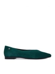Lasocki Baleriny CEO-RST-ROSE-70 Zielony. Zielone baleriny Lasocki, bez wzorów, ze skóry, bez obcasa, bez zapięcia. Za 169.99 zł.