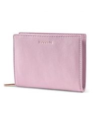 Puccini Skórzany portfel "Zen" w kolorze jasnoróżowym - 13 x 10 x 2 cm rozmiar: onesize. Różowe portfele Puccini, bez wzorów, z materiału. Za 174.84 zł.