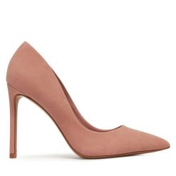 Szpilki Aldo. Brązowe szpilki Aldo, bez wzorów, bez obcasa, na szpilce, bez zapięcia. Za 329.99 zł.