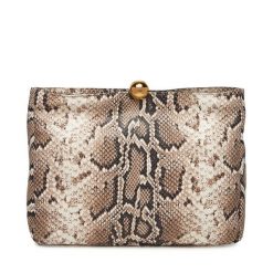 Torebka Furla. Brązowe kopertówki Furla, bez wzorów, bez dodatków. Za 1,859.00 zł.