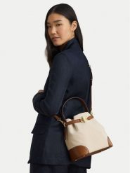 LAUREN RALPH LAUREN Torebka 431P04294005 Beżowy. Brązowe torebki klasyczne Lauren Ralph Lauren, bez wzorów, z materiału, bez dodatków. Za 1,698.99 zł.