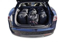 Torby Do Bagażnika Tesla Model S Ev 2012-2016 4Szt Kjust. Czarne torby podróżne KJUST, bez wzorów, z kauczuku. Za 1,332.00 zł.