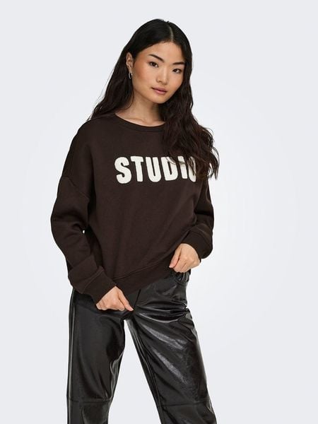 ONLY Bluza w kolorze brązowym rozmiar: XS. Brązowe bluzy ONLY, xs, bez wzorów, bez kaptura. Za 85.45 zł.