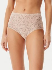 Chantelle Figi klasyczne z wysokim stanem Soft Stretch C11D70 Beżowy. Brązowe figi Chantelle, bez wzorów, z syntetyku, z podwyższonym stanem. Za 69.99 zł.