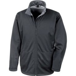 Kurtka Result Softshell imperméable. Czarne kurtki RESULT, l, bez wzorów, z polaru, eleganckie, bez kaptura. Za 244.50 zł.
