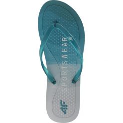Klapki damskie KLD203 - turkus. Klapki marki 4f. Za 39.99 zł.