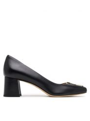 Aigner Półbuty Grazia 25D 1251140 Czarny. Czarne półbuty wsuwane Aigner, bez wzorów, ze skóry, bez obcasa, na obcasie. Za 919.99 zł.