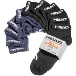 Head Elements Skarpety Sneaker 11-pak, 35-38, Czarny/Granatowy. Czarne skarpetki Head, bez wzorów. Za 183.99 zł.